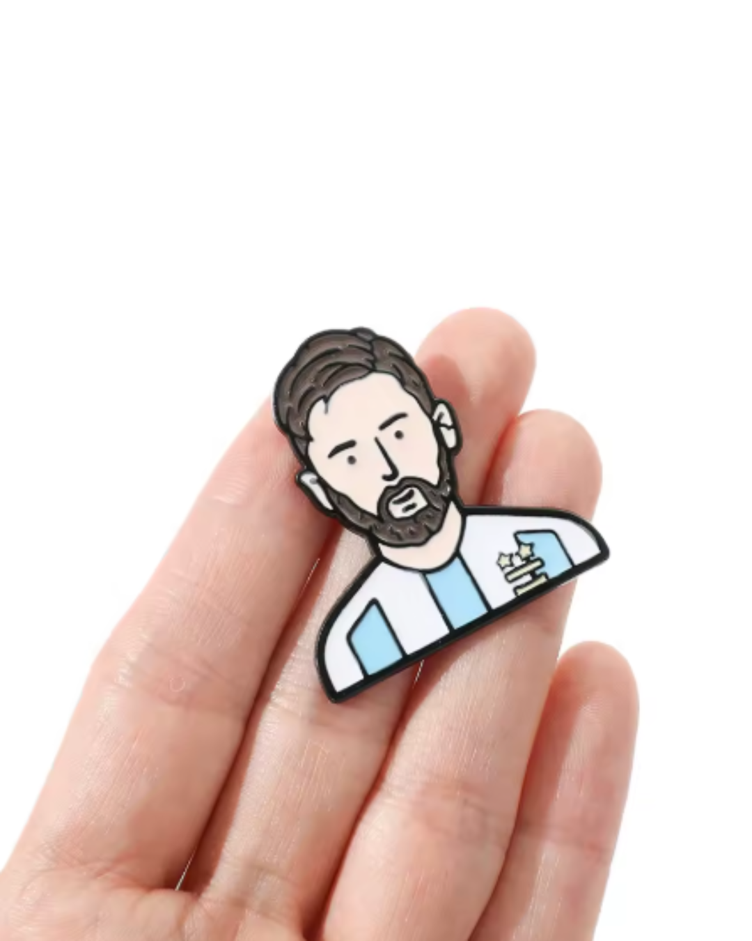 GOAT Soccer Icon Pin Set (4-Pack) 🐐 – World Cup Edition
