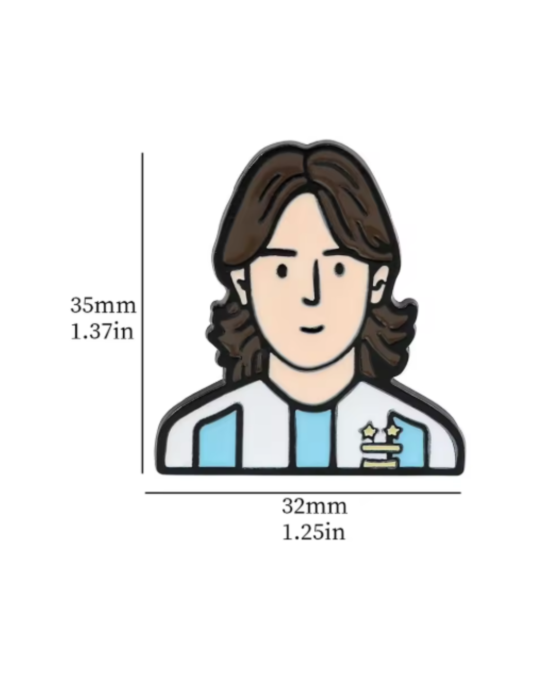 GOAT Soccer Icon Pin Set (4-Pack) 🐐 – World Cup Edition