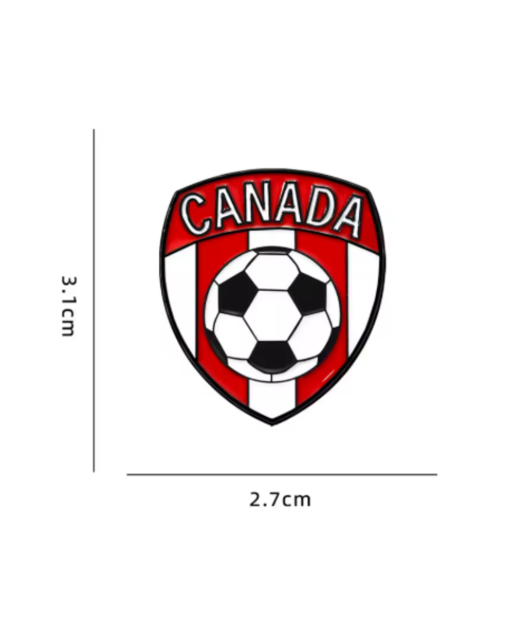 Canada Soccer Pin Set (4-Pack) 🇨🇦 – World Cup Edition