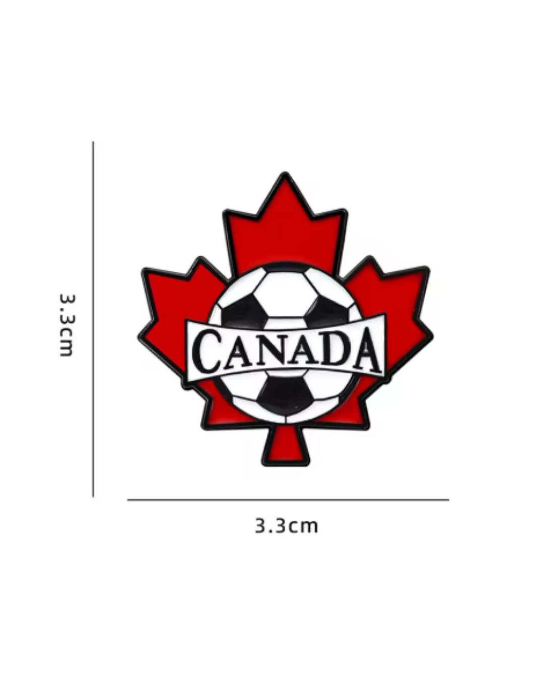Canada Soccer Pin Set (4-Pack) 🇨🇦 – World Cup Edition