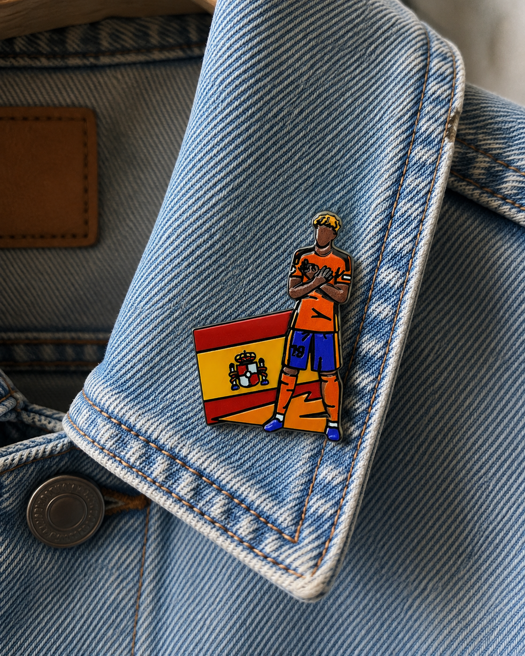 Spain Soccer Star Pin ⚽🇪🇸
