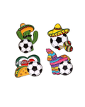 Mexico Soccer Pin Set (4-Pack) 🇲🇽 – World Cup Fiesta Edition