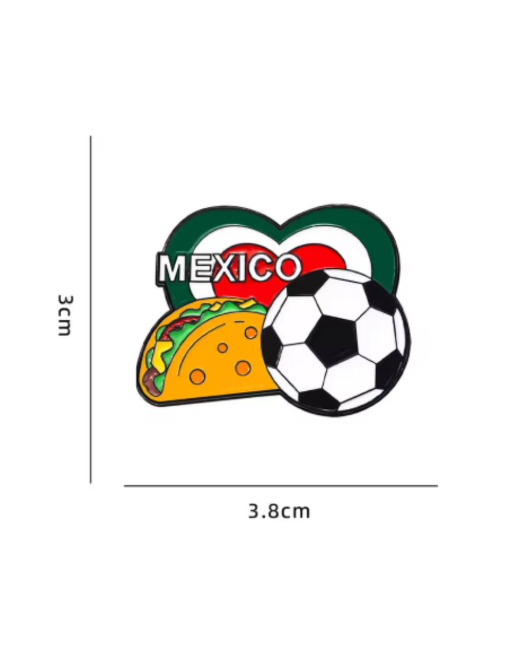 Mexico Soccer Pin Set (4-Pack) 🇲🇽 – World Cup Fiesta Edition