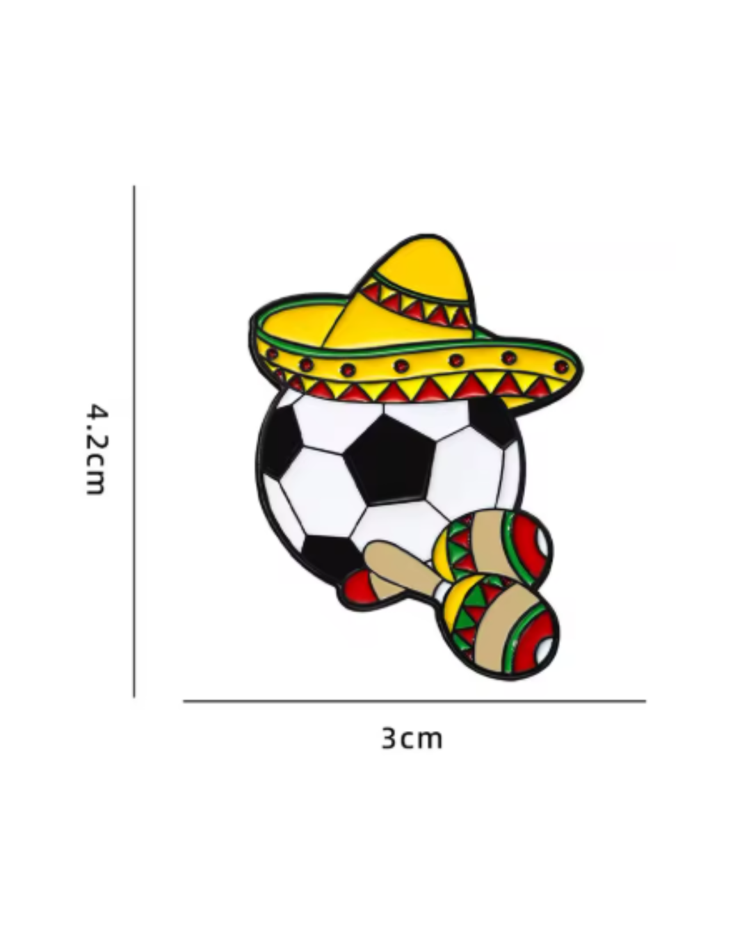 Mexico Soccer Pin Set (4-Pack) 🇲🇽 – World Cup Fiesta Edition