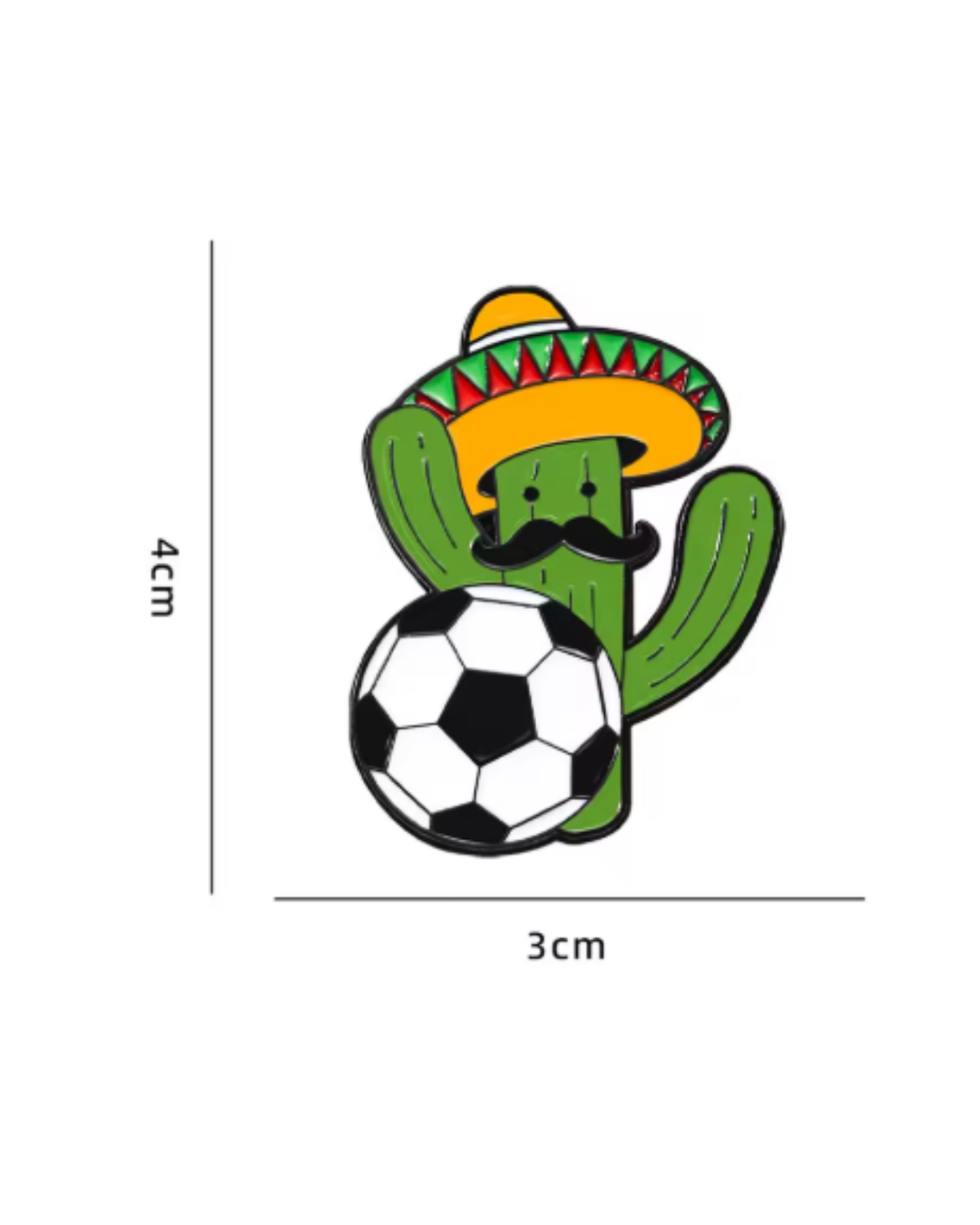 Mexico Soccer Pin Set (4-Pack) 🇲🇽 – World Cup Fiesta Edition