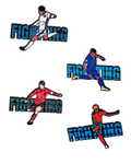 Fighting Soccer Pins Set - 4 Pack ⚽🔥