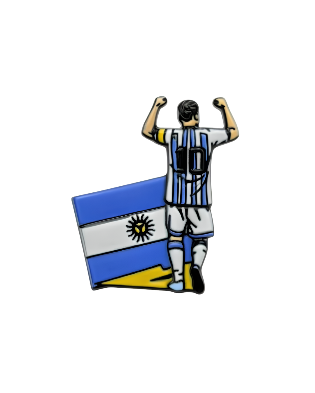World Soccer Legends Pins Set - 6 Pack ⚽🌍
