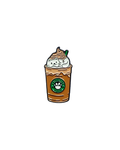 Catpuccino Pin – Cute Coffee Cat Enamel Pin ☕🐱