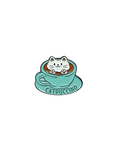 Catpuccino Pin – Cute Coffee Cat Enamel Pin ☕🐱