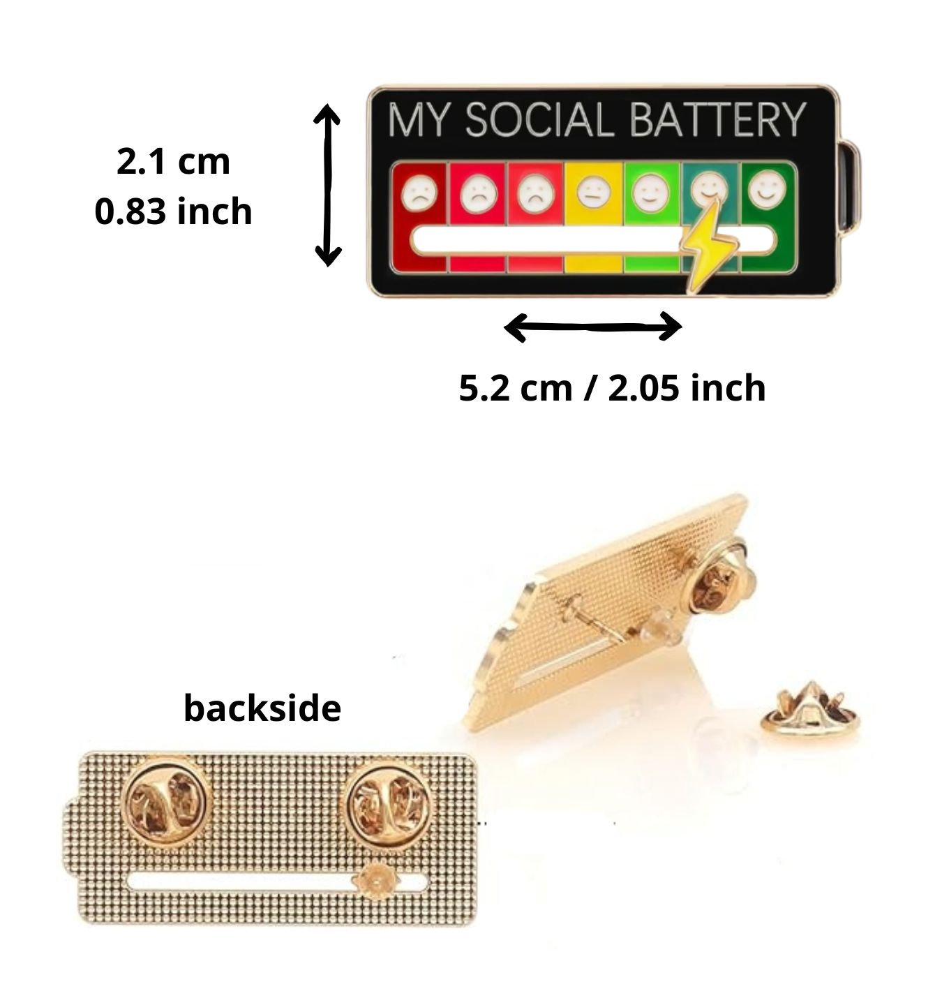 My Social Battery™ – The Pin That Speaks For You
