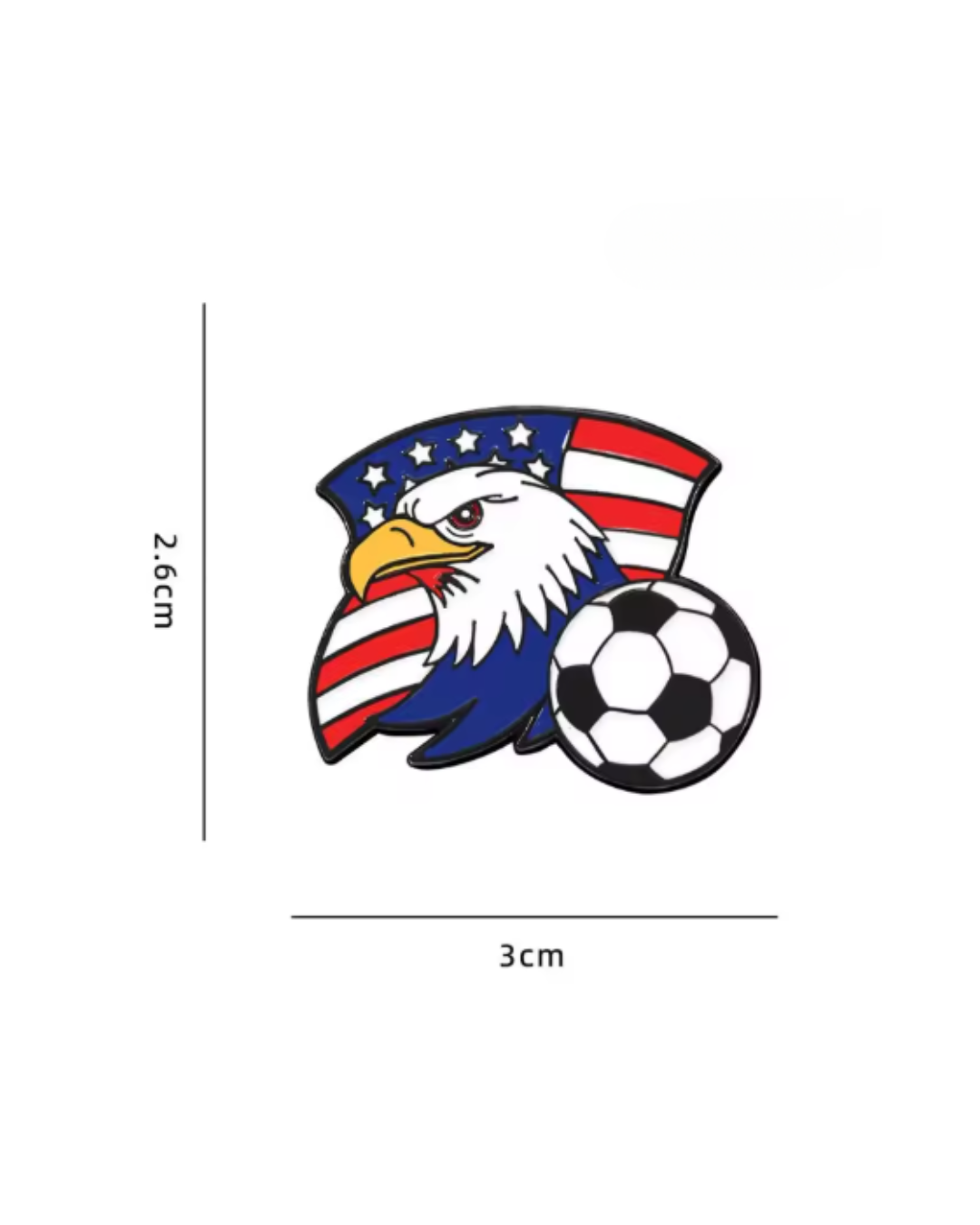 USA Soccer Pins 🇺🇸⚽ – American Football Fan Collection