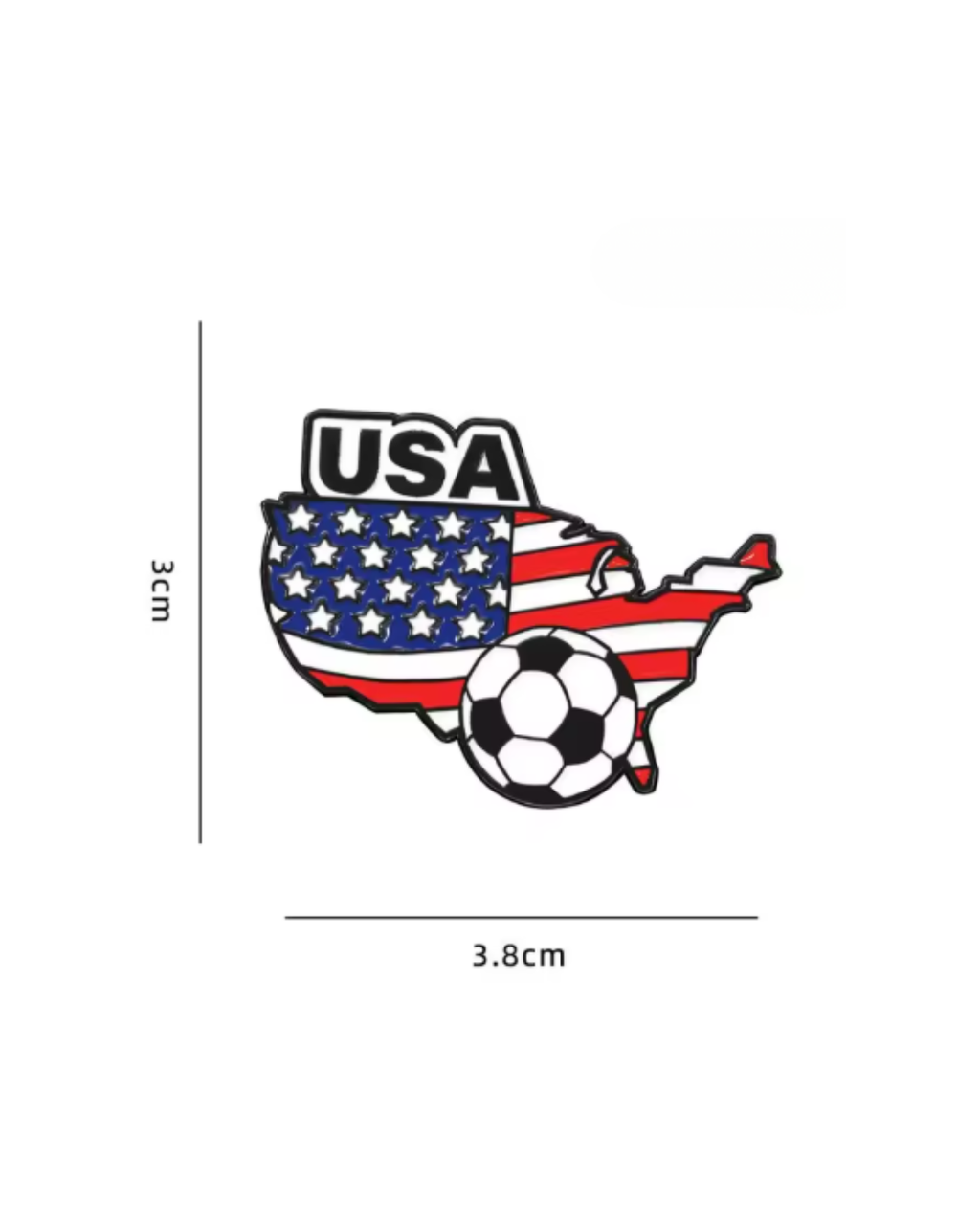 USA Soccer Pins 🇺🇸⚽ – American Football Fan Collection